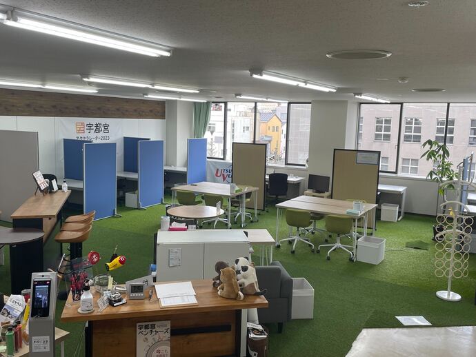 宇都宮市起業家支援施設が移転した栃木県産業会館の全体写真