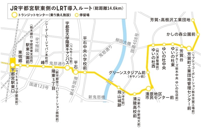 LRTルート図