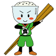 宇都宮市食育応援キャラクター「忍者食丸くん」