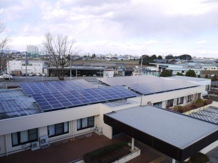 太陽光発電向け市有財産貸出事業の様子（写真　サンアビリティーズ）