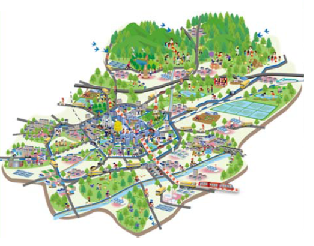 コンパクトシティのイメージ図